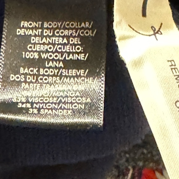 Ann Taylor Wool Sweater Jacket size Small - Picture 8 of 9